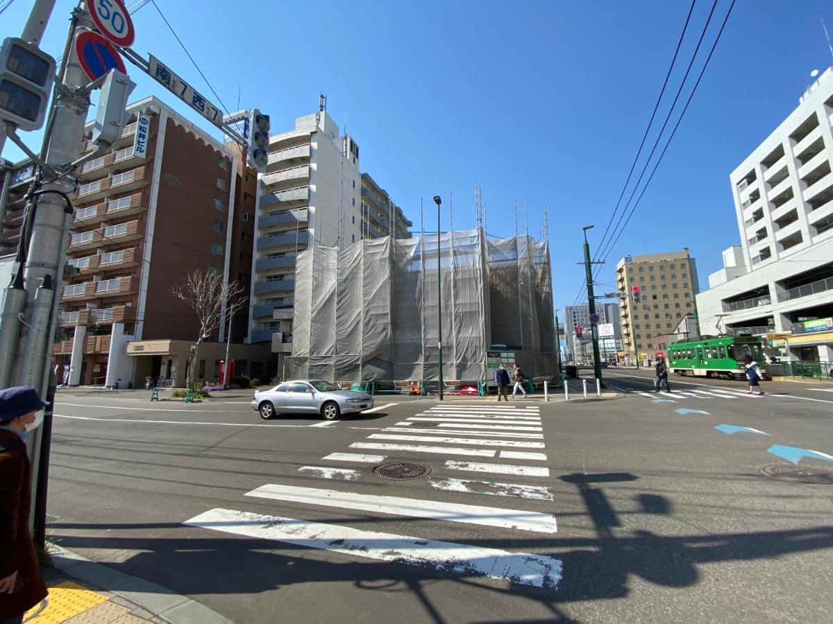 Apartamento M88303スーペリアルーム最大7名 東本願寺駅前 すすきのエリア 観光食事好立地 Sapporo Exterior foto