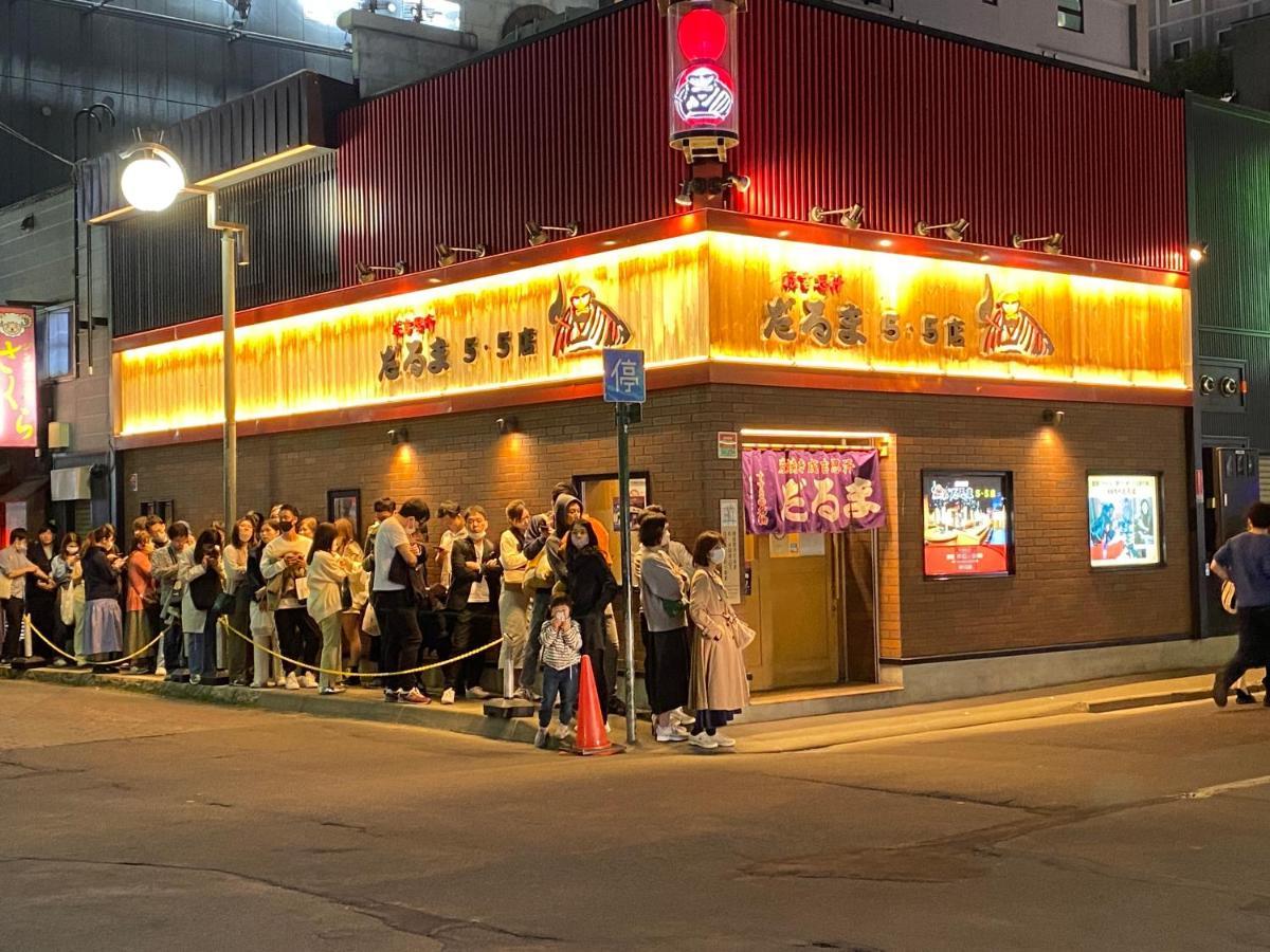 Apartamento M88303スーペリアルーム最大7名 東本願寺駅前 すすきのエリア 観光食事好立地 Sapporo Exterior foto